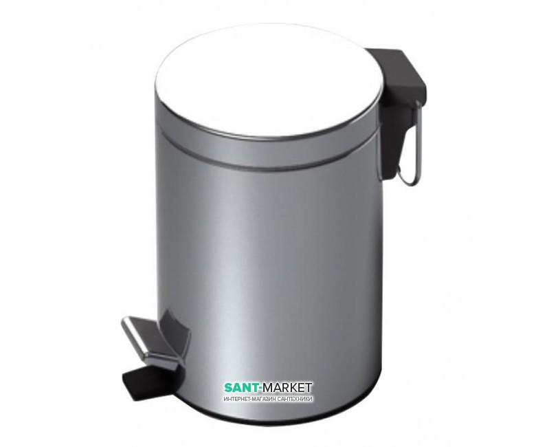 Ведро для мусора Sonia Contract-Hospitality с педалью 3 л хром 006434