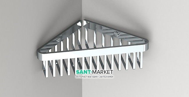 Полочка для душевой кабины Sonia Contract-Hospitality угловая хром 177219