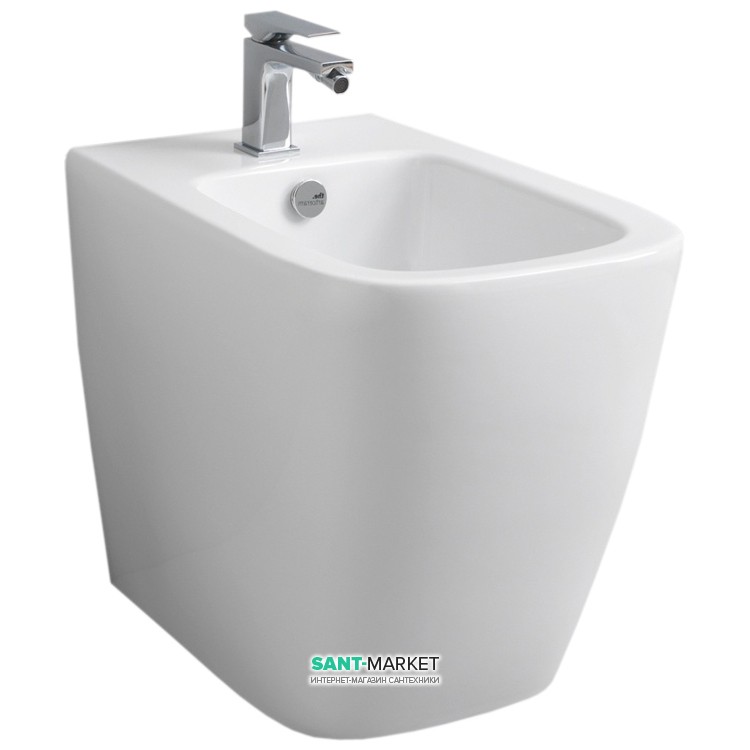Биде напольное ArtCeram A16 52,5х36 см санфарфор белый ASB002 01;00