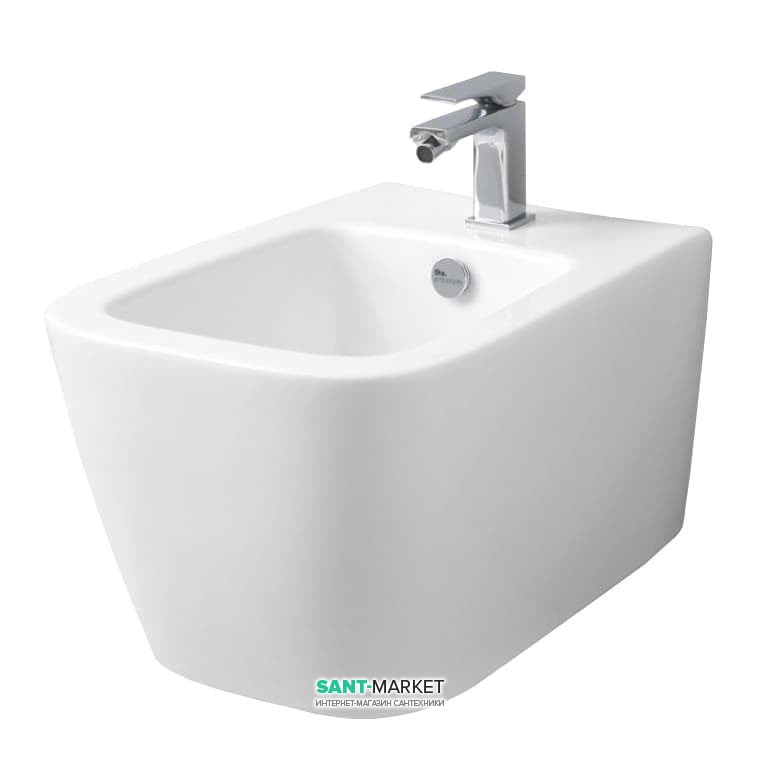 Биде подвесное ArtCeram A16 52,5х36 см санфарфор белый ASB001 01;00