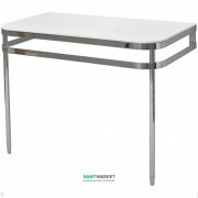 Консоль под раковину ArtCeram Azuley на 90 см белый глянцевый/хром AZA003 71;01