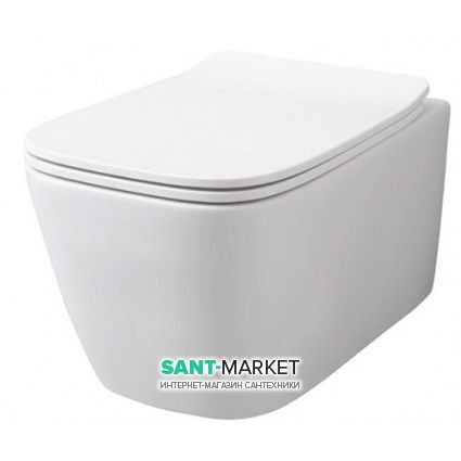 Унитаз подвесной ArtCeram A16 36х52,5 см белый матовый ASV003 05;00