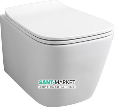 Унитаз подвесной ArtCeram A16 Mnini 36х45,5 см белый матовый ASV005 05;00