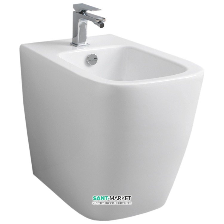 Біде підлогове ArtCeram A16 52,5х36 см санфарфор білий ASB002 01; 00