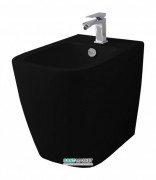 Биде напольное ArtCeram A16 52,5х36 см керамика чёрный глянцевый ASB002 03;00
