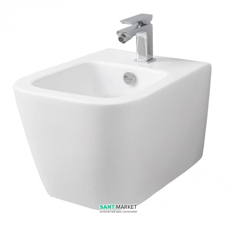 Біде підвісне ArtCeram A16 Mini 36х45,5 см санфарфор білий ASB003 01; 00