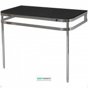 Консоль під раковину ArtCeram Azuley на 90 см чорний глянсовий / хром AZA003 71; 03