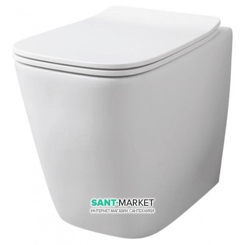 Унитаз напольный ArtCeram A16 36х52,5 см белый матовый ASV002 05;00