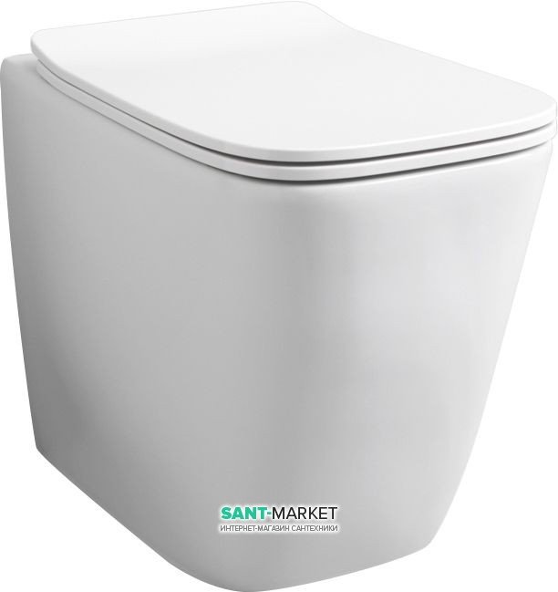 Унитаз напольный ArtCeram A16 36х52,5 см белый матовый ASV004 05;00