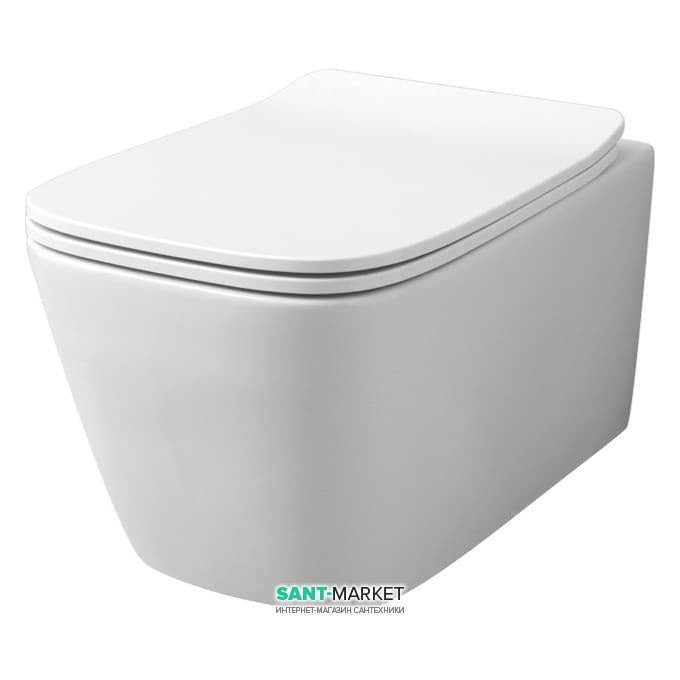 Унітаз підвісний ArtCeram A16 36х52,5 см білий глянсовий ASV001 01; 00