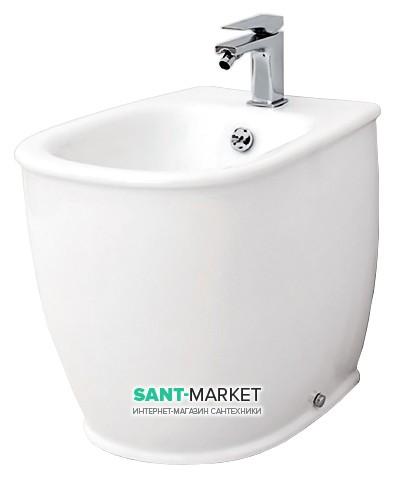 Біде підлогове ArtCeram Azuley 37х52,5 см білий глянсовий AZB002 01; 00