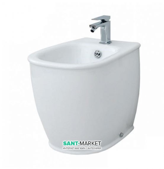 Біде підлогове ArtCeram Azuley 37х52,5 см білий матовий AZB002 05; 00
