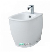 Біде підлогове ArtCeram Azuley 37х52,5 см білий матовий AZB002 05; 00