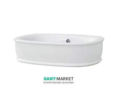 Раковина для ванной ArtCeram Azuley накладная 65х45 см белый матовый AZL002 05;00