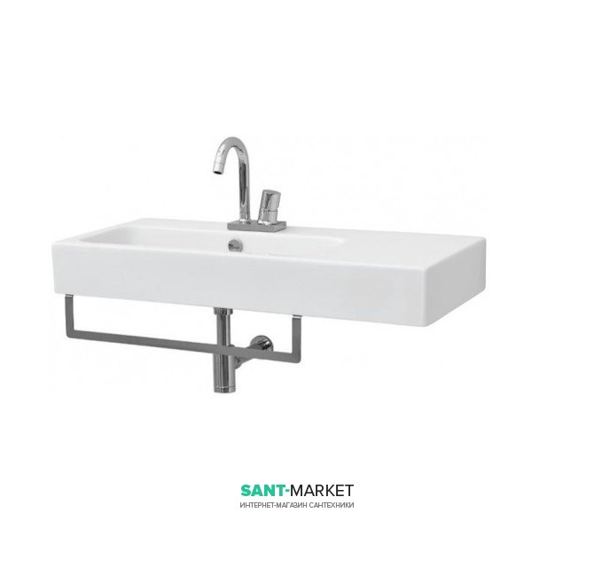 Раковина для ванной ArtCeram Block 90,5х41 см белый глянцевый BKL002 01;00