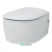 Унитаз подвесной ArtCeram Azuley 37х52,5 см белый матовый AZV001 05;00