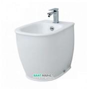 Біде підлогове ArtCeram Azuley 37х52,5 см білий матовий AZB002 05; 00