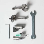 Комплект петель для сиденья с крышкой для унитаза ArtCeram Azuley хром AZA004 71