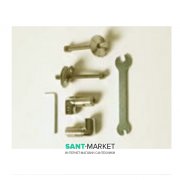 Комплект петель для сиденья с крышкой для унитаза ArtCeram Azuley золото AZA004 73