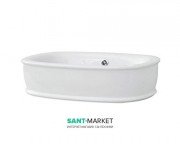 Раковина для ванной ArtCeram Azuley накладная 65х45 см белый матовый AZL002 05;00