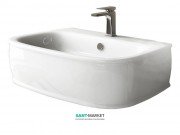 Раковина для ванной ArtCeram Azuley подвесная 72х50 см белый глянцевый AZL003 01;00