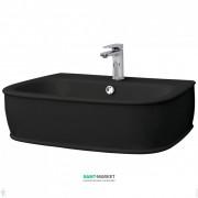 Раковина для ванної ArtCeram Azuley підвісна 72х50 см чорний глянсовий AZL003 03; 00