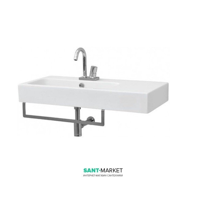 Раковина для ванної ArtCeram Block 90,5х41 см білий глянсовий BKL002 01; 00