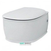 Унитаз подвесной ArtCeram Azuley 37х52,5 см белый глянцевый AZV001 01;00