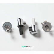 Комплект петель для сиденья с крышкой для унитаза ArtCeram Blend хром BLA005