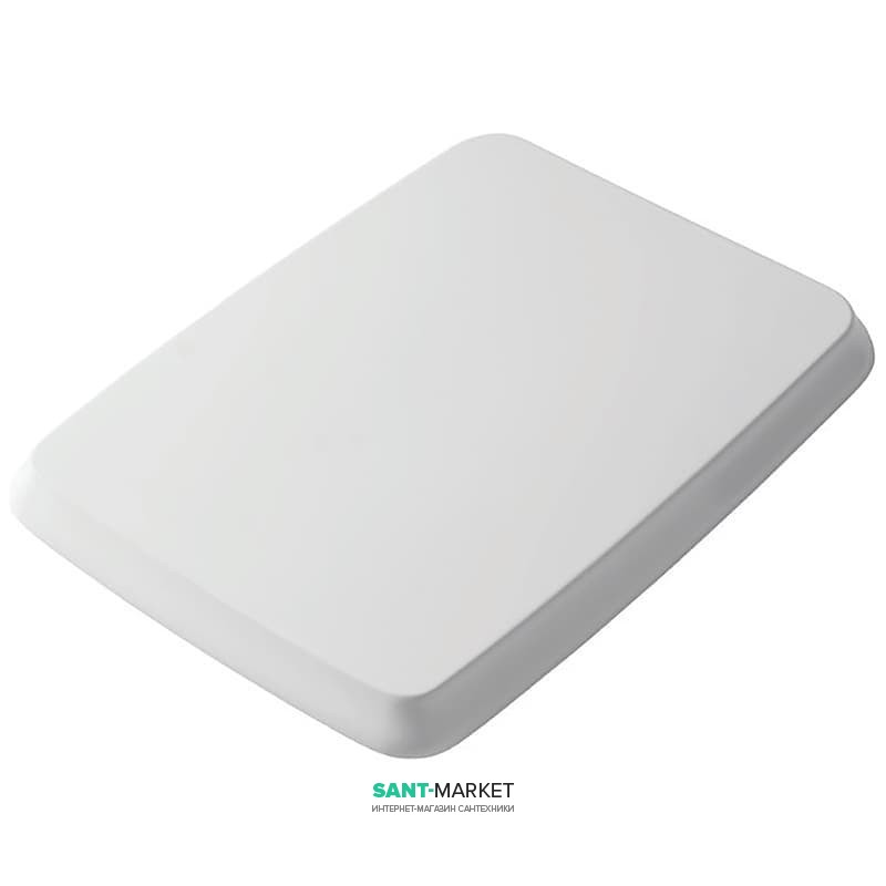 Сидіння з кришкою для унітазу ArtCeram Civitas білий глянцевий / хром CIA010 01; 71