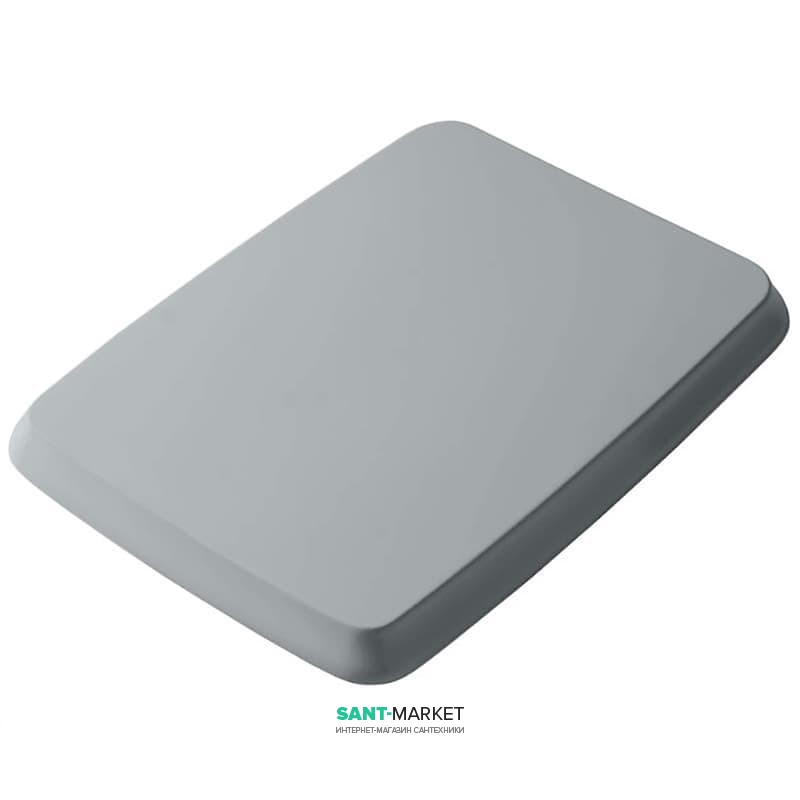 Сиденье с крышкой для унитаза ArtCeram Civitas серый/хром CIA010 34;71