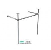 Консоль под раковину ArtCeram Civitas на 90 см хром CIA004 71