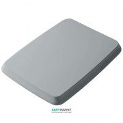 Сиденье с крышкой для унитаза ArtCeram Civitas серый/хром CIA010 34;71