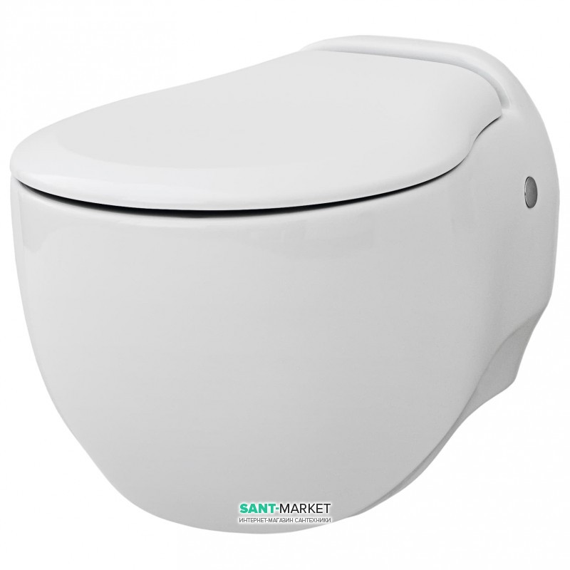 Унітаз підвісний ArtCeram Blend 36,5х52 см білий глянсовий BLV001 01; 00