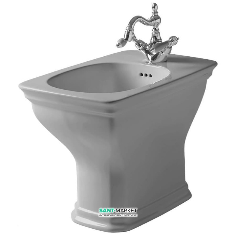 Біде підлогове ArtCeram Civitas 36х54 см санфарфор сірий CIB002 34; 00