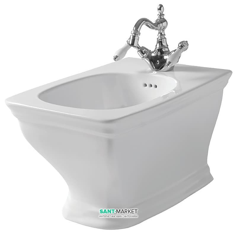 Биде подвесное ArtCeram Civitas 36х53,5 см санфарфор белый глянцевый CIB001 01;00