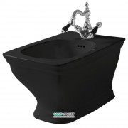 Біде підвісне ArtCeram Civitas 36х53,5 см санфарфор чорний глянсовий CIB001 03; 00