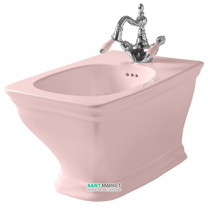 Биде подвесное ArtCeram Civitas 36х53,5 см санфарфор розовый CIB001 33;00