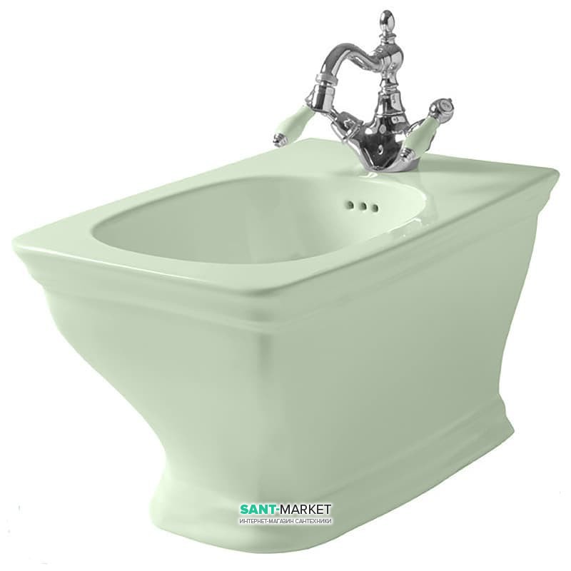 Біде підвісне ArtCeram Civitas 36х53,5 см санфарфор зелений CIB001 35; 00