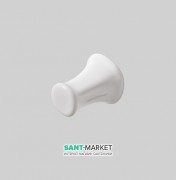 Крючок для ванной ArtCeram Civitas одинарный белый глянцевый CIC008 01;00