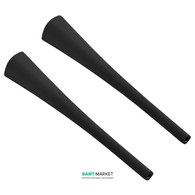 Ніжки для раковини ArtCeram Civitas чорний глянсовий CIC002 03; 00