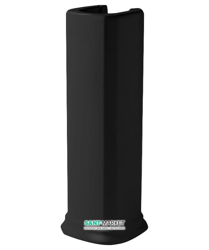 Пьедестал для раковины ArtCeram Civitas санфарфор чёрный глянцевый CIC001 03;00