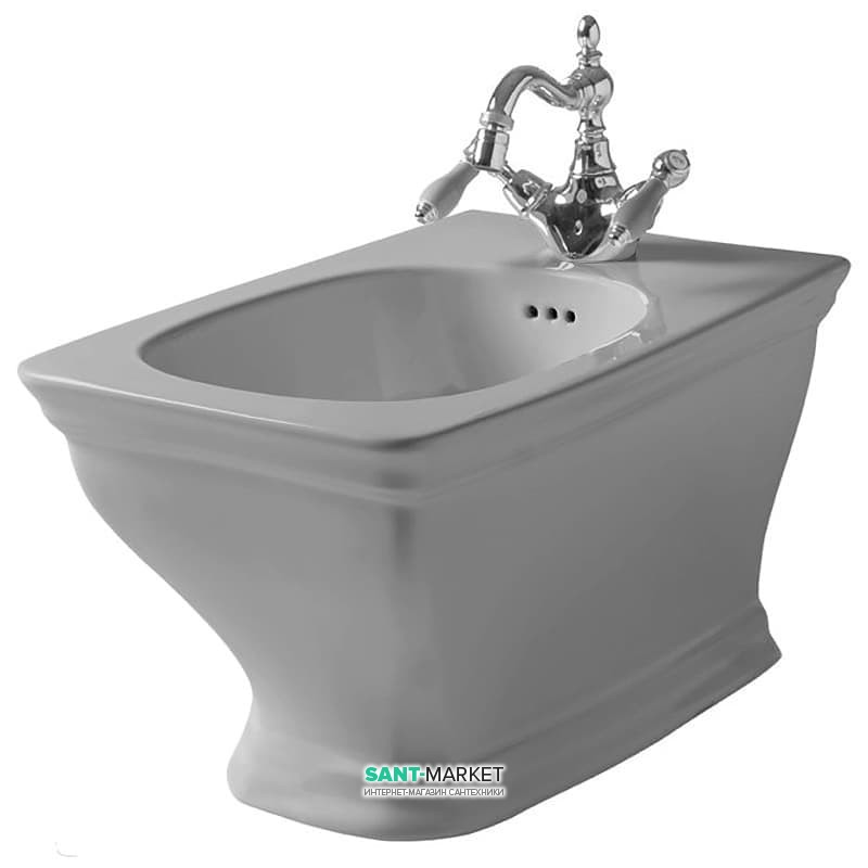 Біде підвісне ArtCeram Civitas 36х53,5 см санфарфор сірий CIB001 34; 00