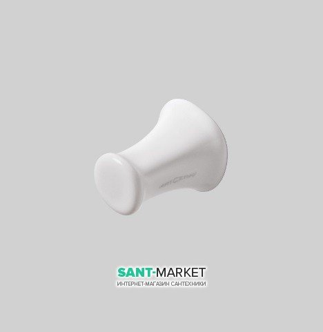 Крючок для ванной ArtCeram Civitas одинарный белый глянцевый CIC008 01;00