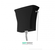 Сливной бачок для унитаза ArtCeram Civitas высокий чёрный глянцевый CIC006 03;00