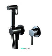 Гигиенический душ со смесителем Treemme UP матовый черный 5777NN