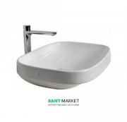 Раковина для ванной без отверстий без перелива Hatria ABITO 58х45 см белая YXXA01