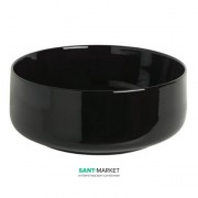 Раковина для ванної ArtCeram Cognac Ø 42 см чорний глянсовий COL001 03; 00
