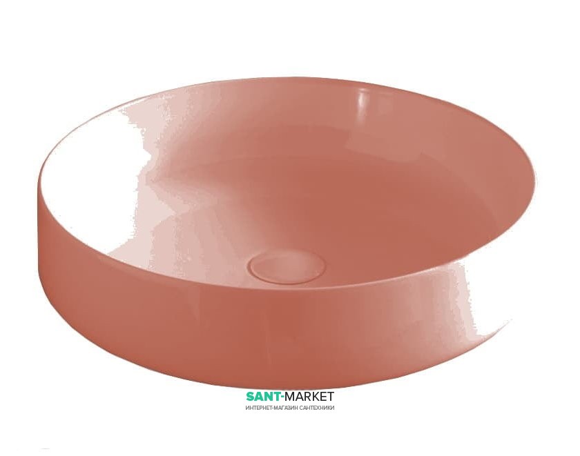Раковина для ванної ArtCeram Cognac Ø 48 см червоний корал COL002 14; 00