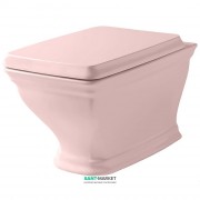 Унитаз подвесной ArtCeram Civitas 36х53,5 см санфарфор розовый CIV001 33;00